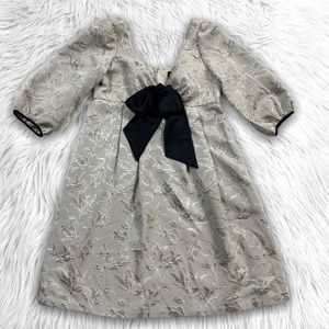 Max & Cleo Floral Brocade Babydoll Dres Cocktail